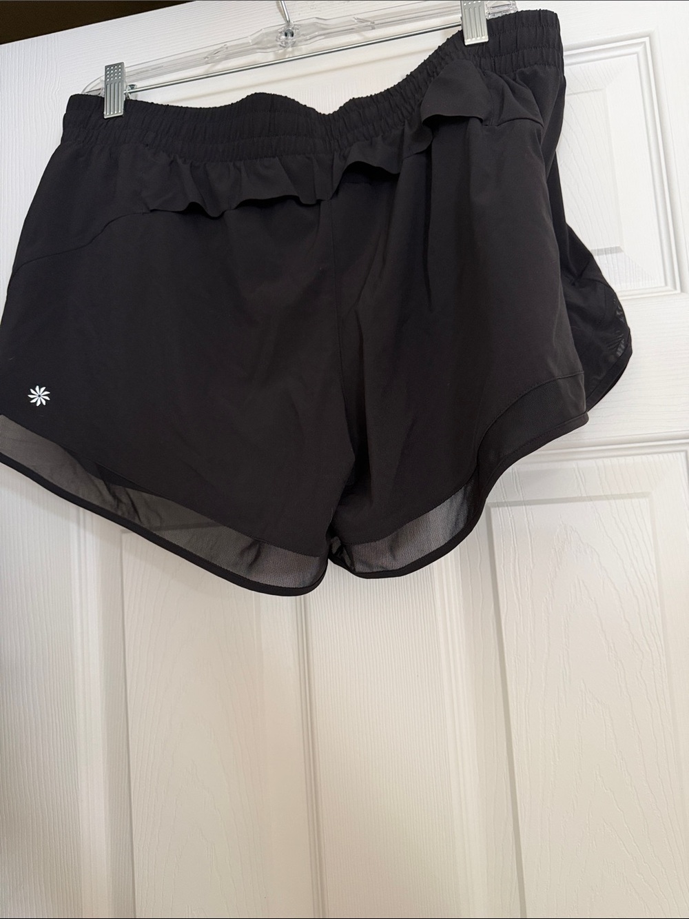 Athleta Mesh Racer Shorts - Picture 4 of 6